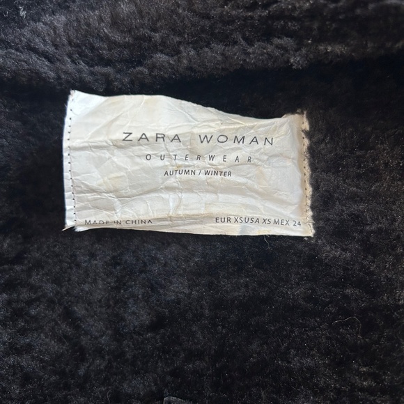 Black Zara moto jacket - Picture 4 of 4